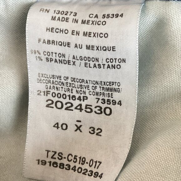Mens Lee Athletic Fit Blue Jeans Sz 40 x 32 #234i - Picture 6 of 7
